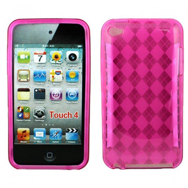 Wholesale iPod touch 4 Gel Case (Pink Diamond)
